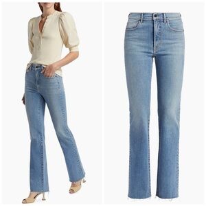 Veronica Beard Cameron mid rise bootcut jeans